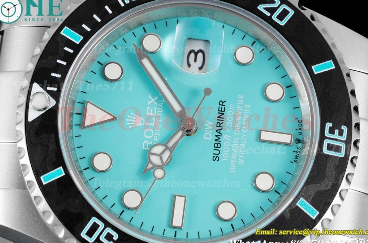 VR3135 TI Submariner TI Tiffany Dial 40mm DIW DIWF 904L 0224